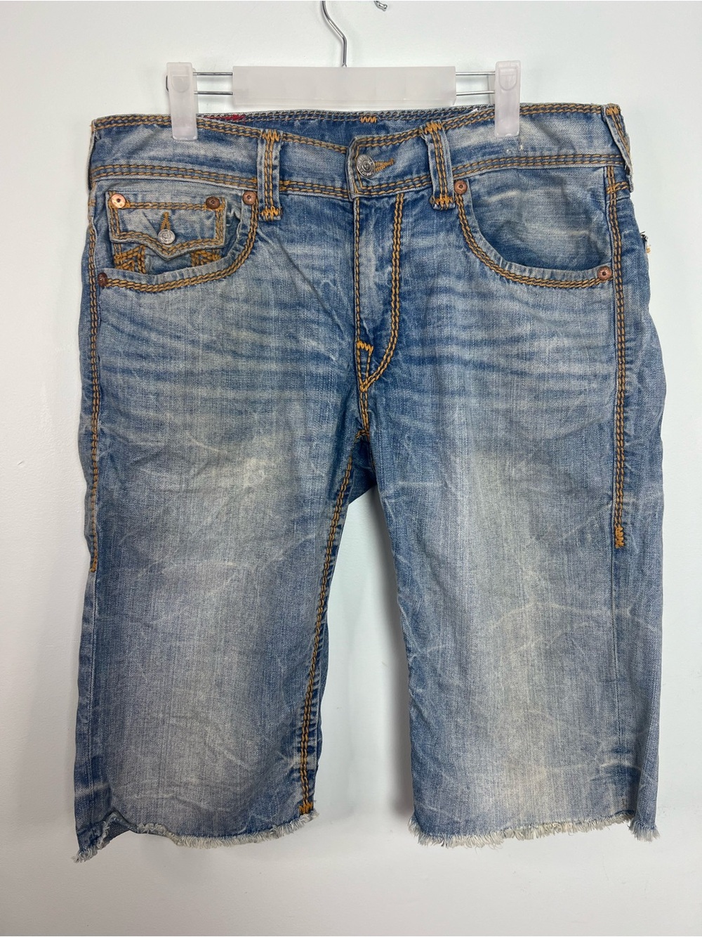 True Religion Denim with Red and Navy Logo